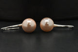 Sterling Silver Natural FreshWater Pearl French Wire Earrings