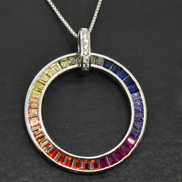 Eternity Circle Necklace, Infinity Necklace, Minimalist necklace, Inte –  Susabella