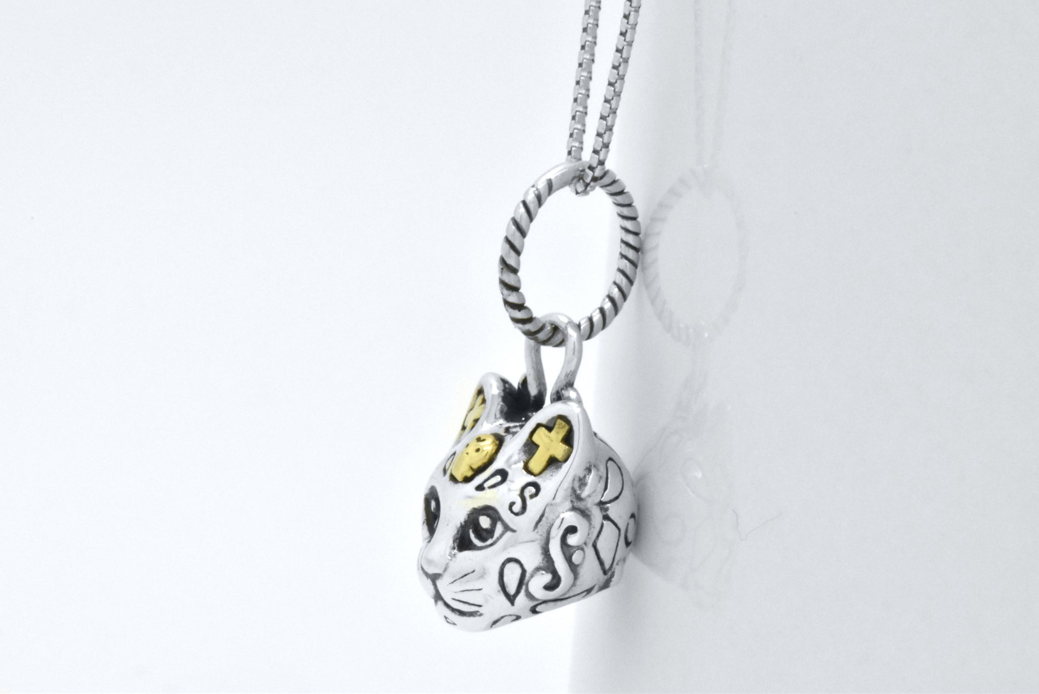 その他 SooyaStudio Cat Ban Pendant 925 Silver Skcess Name Necklace, Men's Stainless Steel Necklace Silver