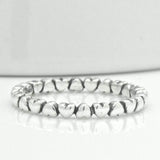Sterling Silver Eternity Stackable Ring Band Without Stones